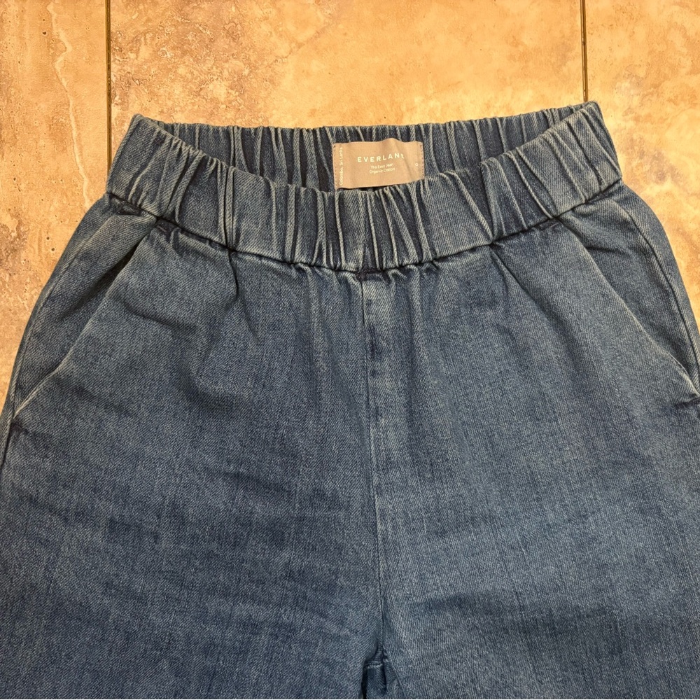Everlane The Easy Jean Pull On Organic Cotton Jeans Women’s Size 0 - Picture 5 of 14